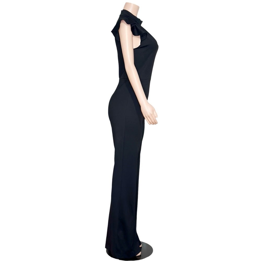 SOLD NEW AMANDA UPRICHARD Davina Jumpsuit, Black, Large - Picture 7 of 11